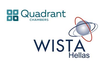 WISTA Hellas and Quadrant Chambers logos on white background