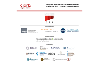CIArb event list of sponsor logos