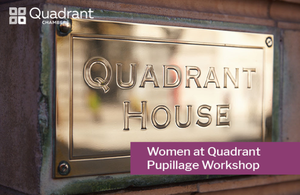 Women at Quadrant Chambers Workshop